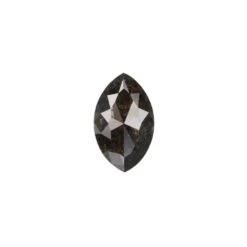 .89 Carat Black Double Cut Marquise Diamond