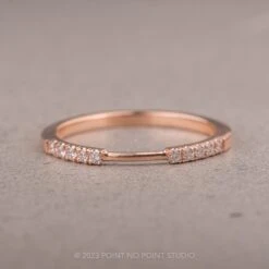 5 Diamond Harper Cuff, 14k Rose Gold