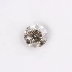 1.07 Carat Salt And Pepper Brilliant Cut Round Diamond