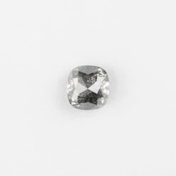 1.08 Carat Salt And Pepper Rose Cut Cushion Diamond