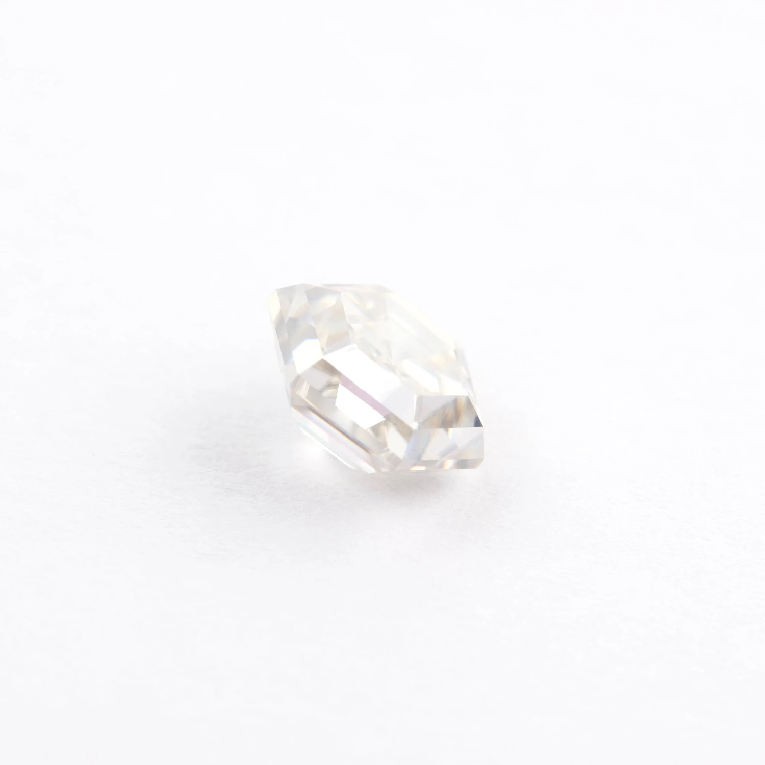 1.21 Carat Clear White Step Cut Hexagon Moissanite - Image 4