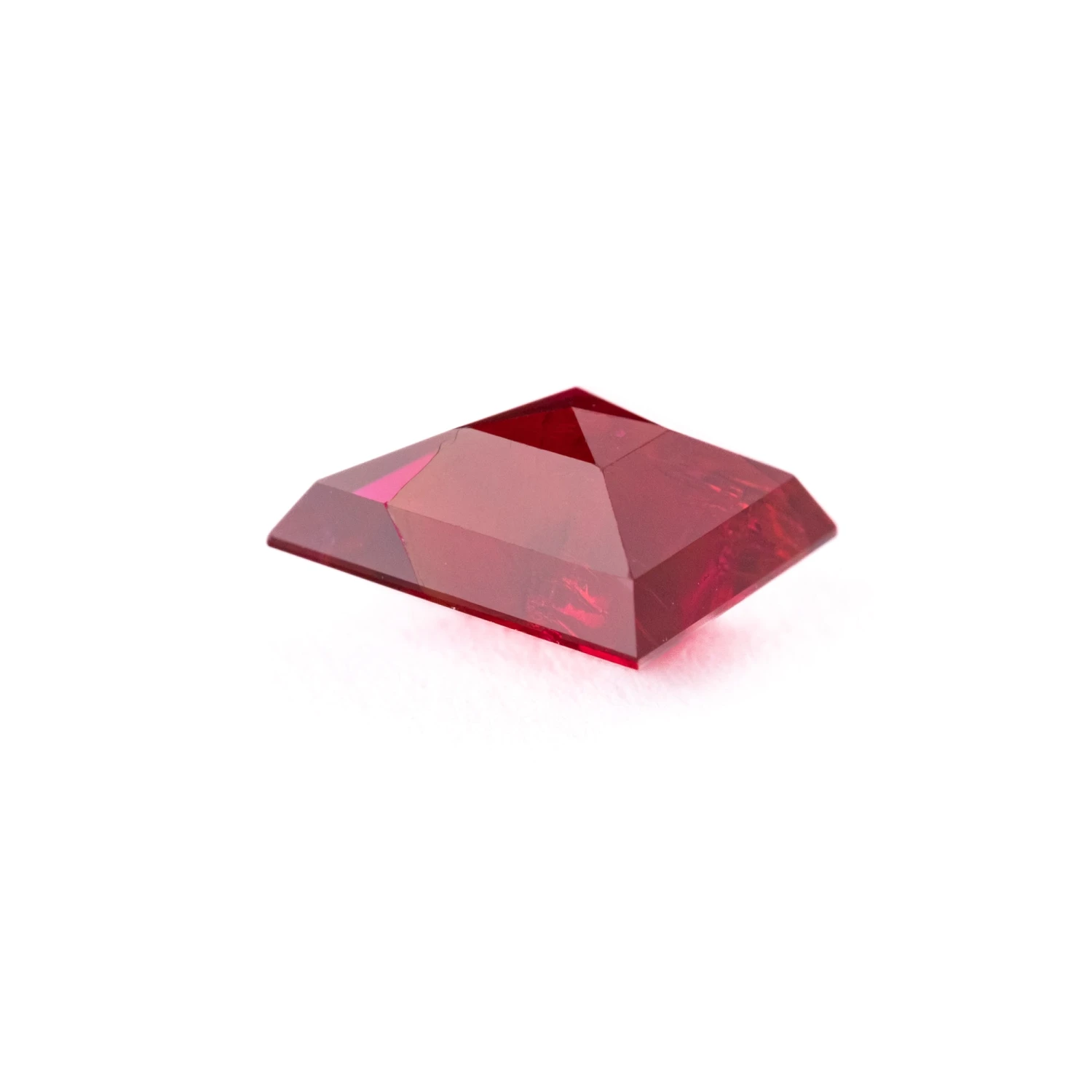 1.21 Carat Deep Red Double Cut Kite Ruby - Image 2
