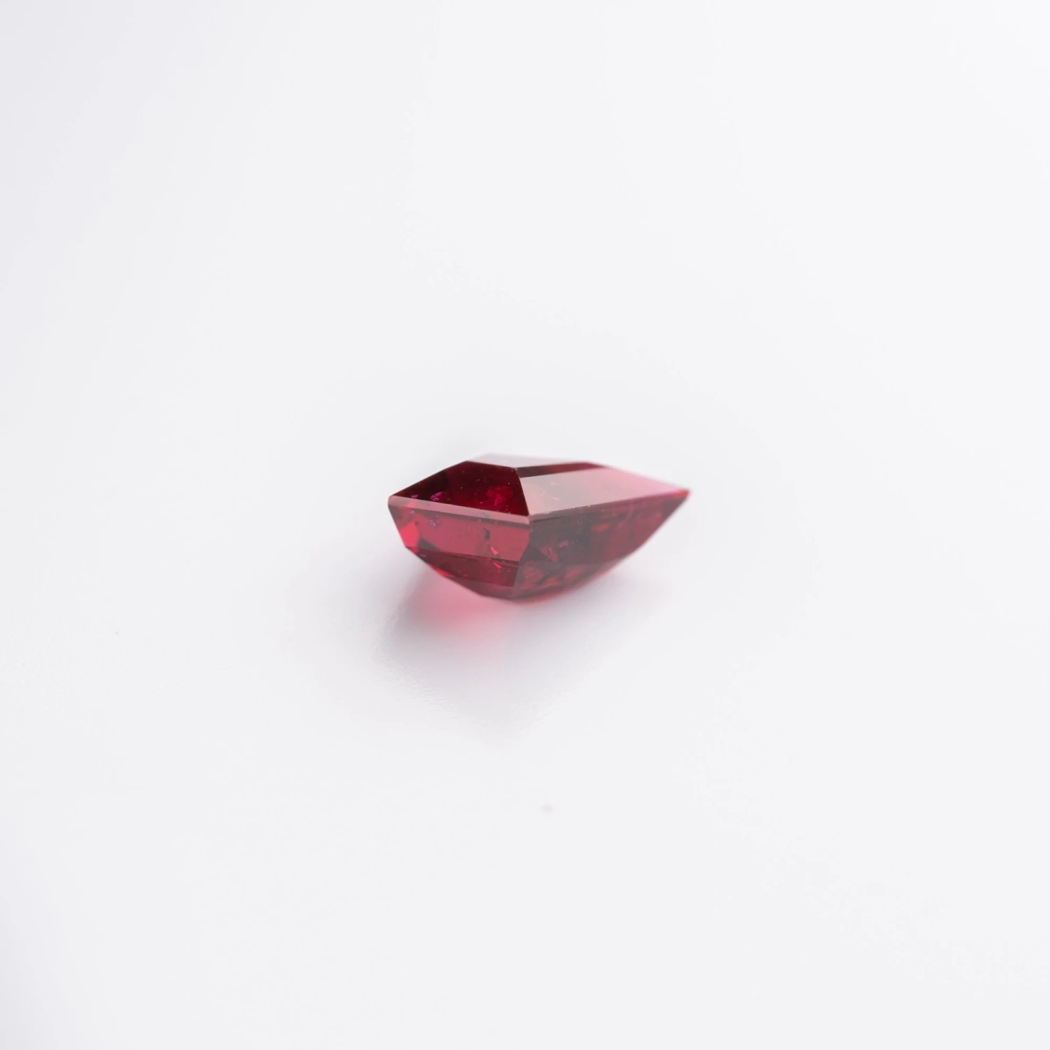1.26 Carat Deep Red Double Cut Kite Ruby - Image 3