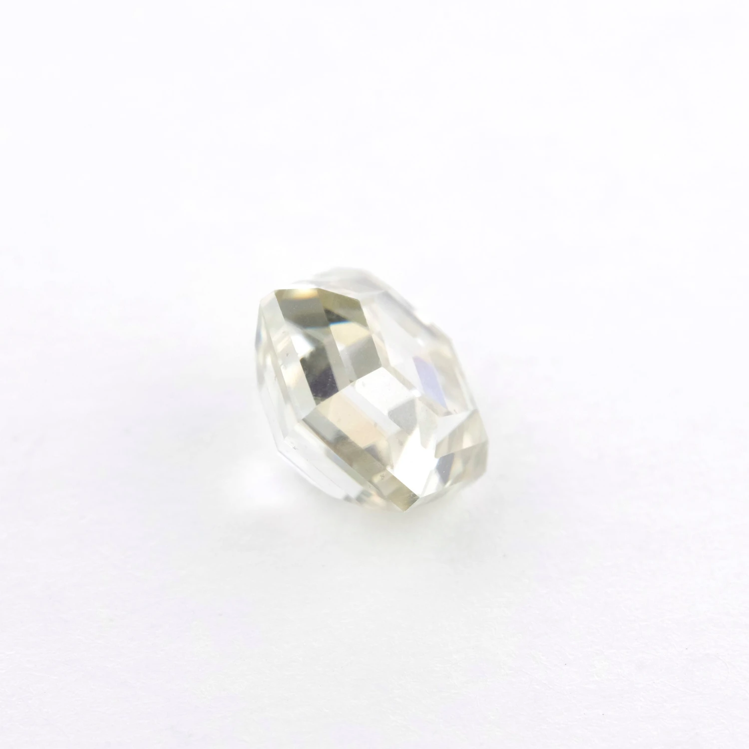 1.35 Carat Warm Toned Step Cut Hexagon Moissanite - Image 4