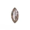 1.36 Carat Salt And Pepper Double Cut Marquise Diamond
