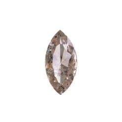 1.36 Carat Salt And Pepper Double Cut Marquise Diamond