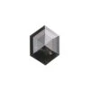 1.37 Carat Black Rose Cut Hexagon Diamond