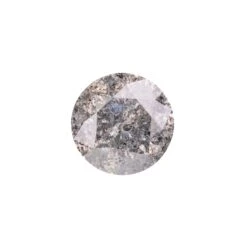 1.43 Carat Salt And Pepper Brilliant Cut Round Diamond