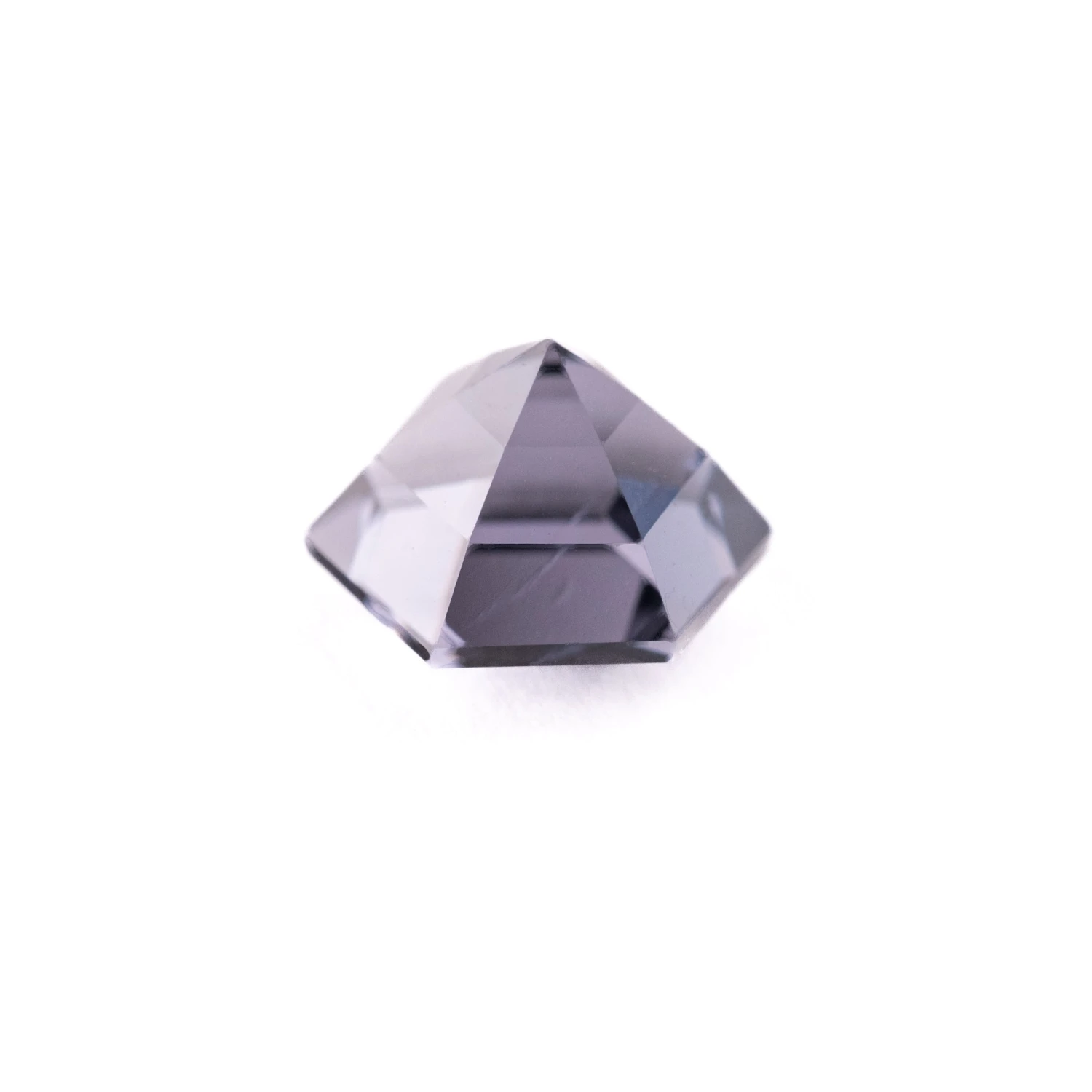 1.44 Carat Dark Grey Brilliant Cut Hexagon Spinel - Image 3