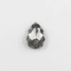 1.48 Carat Salt And Pepper Rose Cut Pear Diamond