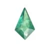 1.62 Carat Natural Green Kite Emerald