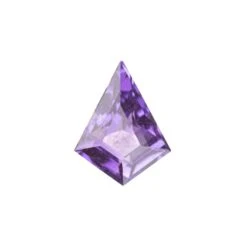 1.62 Carat Deep Purple Kite Sapphire