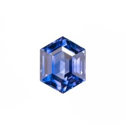 1.66 Carat Periwinkle Brilliant Cut Hexagon Sapphire