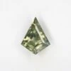 1.74 Carat Teal Brilliant Cut Kite Sapphire