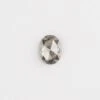 2.01 Carat Light Salt And Pepper Rose Cut Oval Diamond