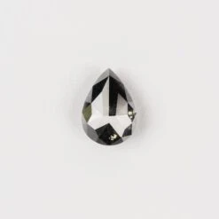 2.30 Carat Black Double Cut Pear Diamond