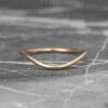 Classic Contour Wedding Band, 14K Rose Gold