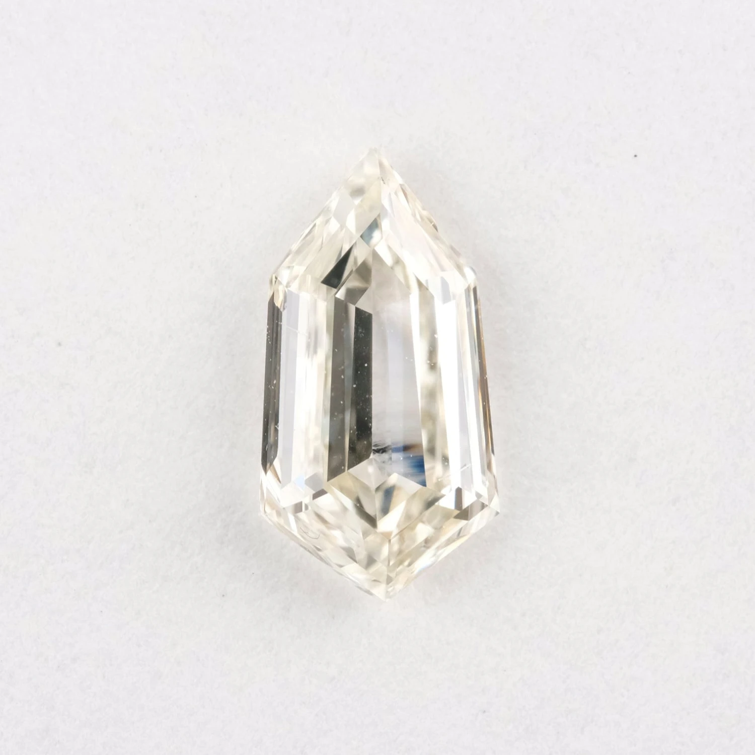 .69 Carat Clear Hexagon Step Cut Diamond
