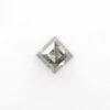 .64 Carat Salt And Pepper Rose Cut Lozenge Diamond