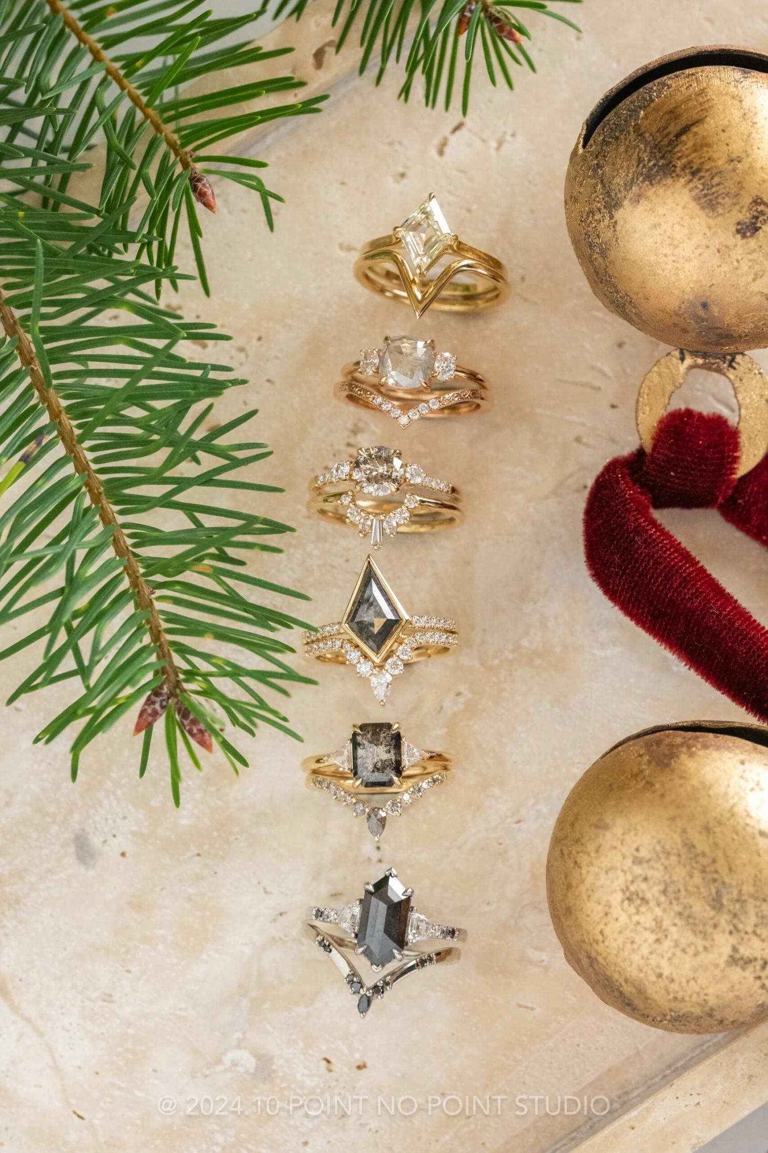 1.07 Carat Icy White Cushion Diamond Engagement Ring, Zoe Setting, 14K Peach Gold - Image 5