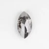 1.70 Carat Salt And Pepper Rose Cut Marquise Diamond