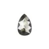 1.02 Carat Salt And Pepper Rose Cut Pear Diamond