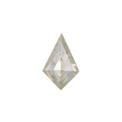 .87 Carat Icy White Rose Cut Kite Diamond