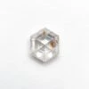 1.19 CARAT ICY WHITE DOUBLE CUT HEXAGON DIAMOND