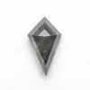 1.02 Carat Black Speckled Rose Cut Kite Diamond