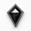 1.18 Carat Smokey Black Double Cut Kite Diamond