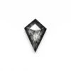 .90 Carat Black Speckled Double Cut Kite Diamond
