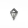 1.05 Carat Salt And Pepper Rose Cut Kite Diamond