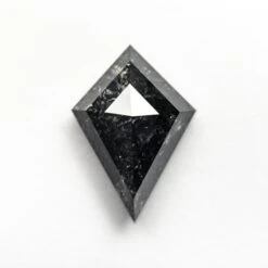 3.30 Carat Black Double Cut Kite Diamond