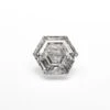 1.26 CARAT CANADIAN SALT AND PEPPER STEP CUT HEXAGON DIAMOND