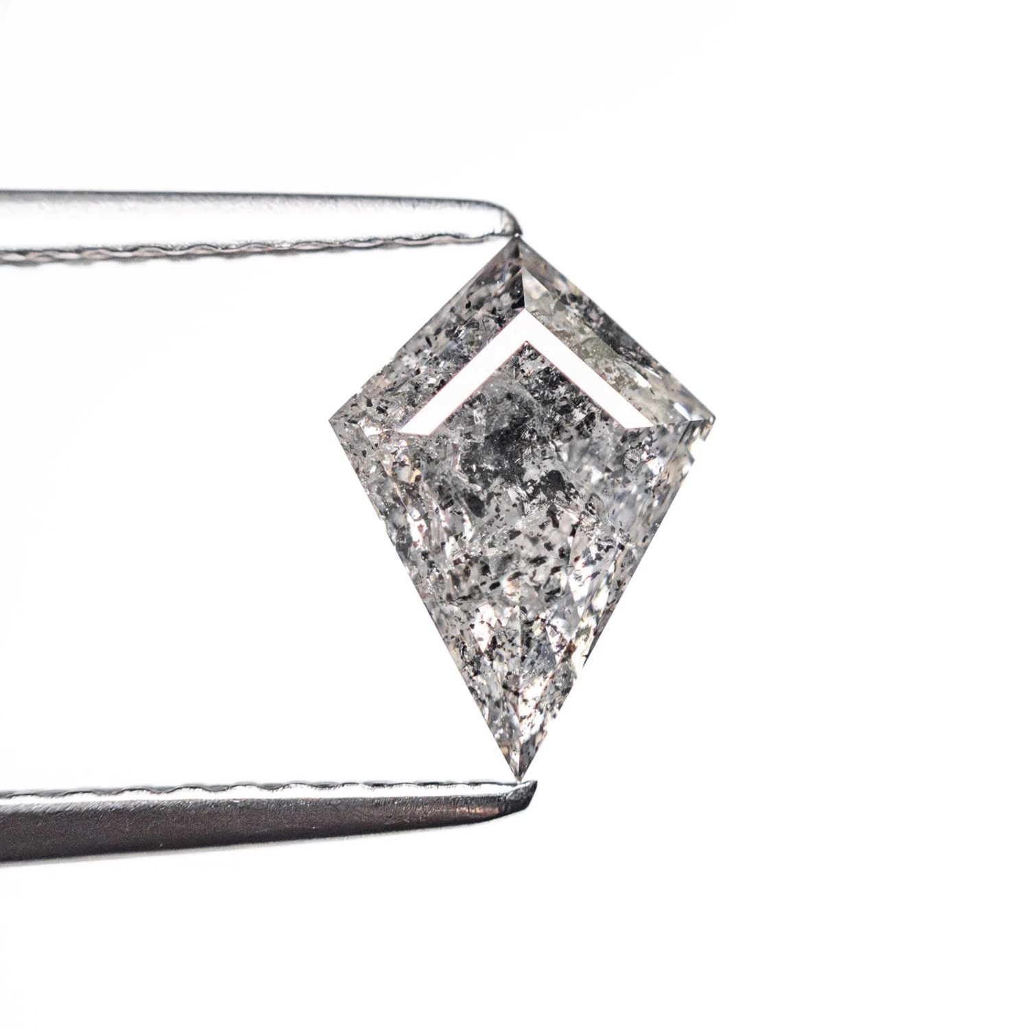 1.11 CARAT CANADIAN SALT AND PEPPER BRILLIANT CUT KITE DIAMOND - Image 2