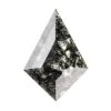 3.15 Carat Black Rose Cut Kite Diamond
