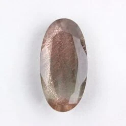 3.34 Carat Teal/Green With Orange Schiller Oval Sunstone