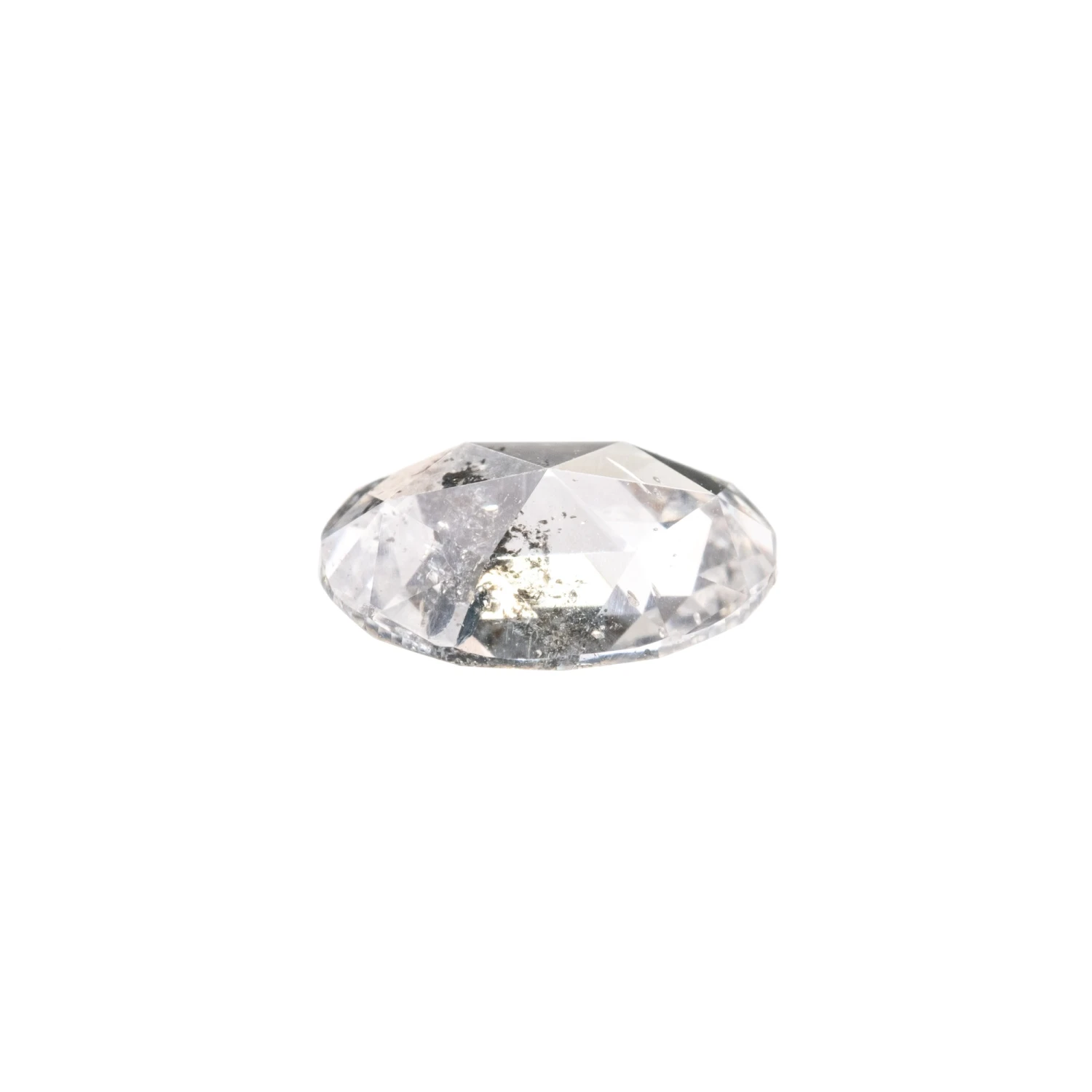 .92 Carat Canadian Salt And Pepper Rose Cut Oval Diamond - Image 3