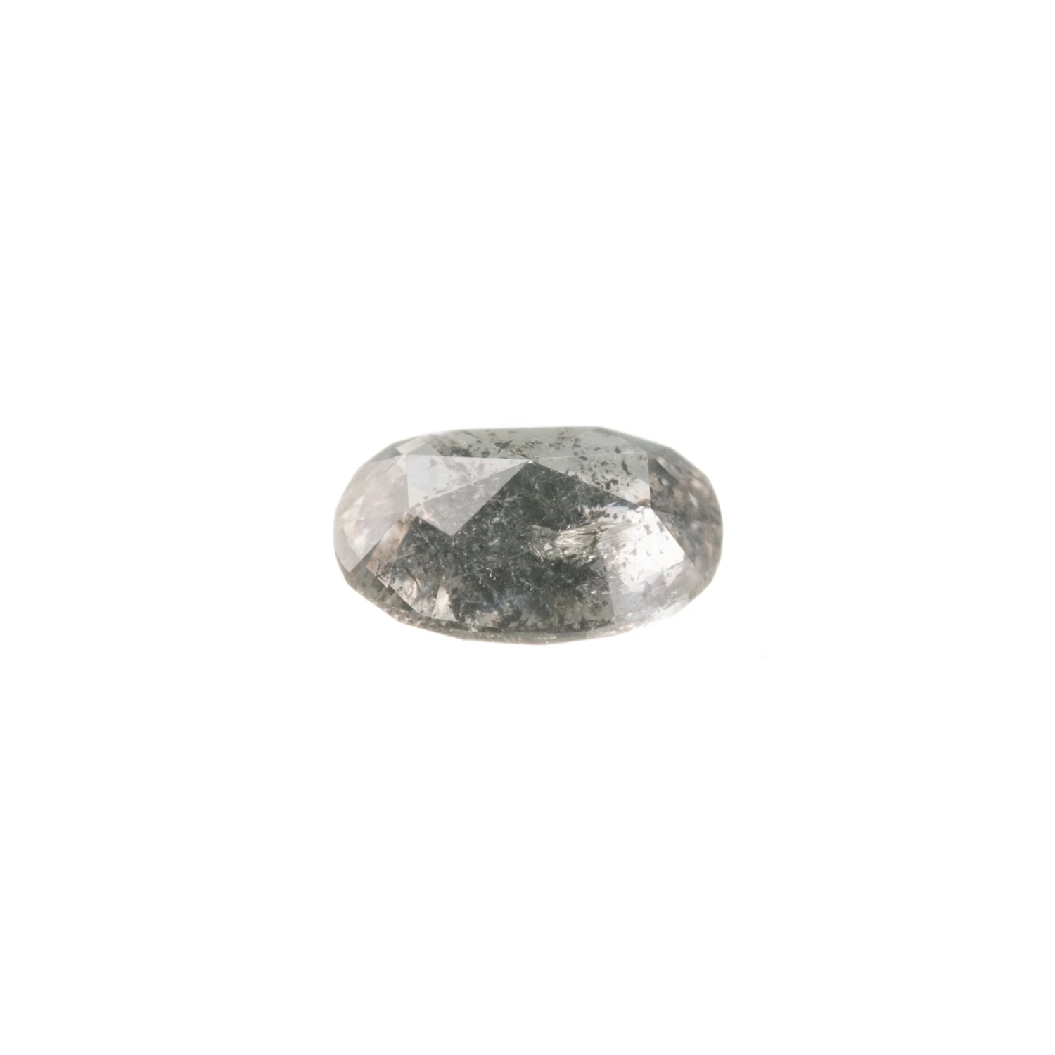 .69 Carat Canadian Salt And Pepper Double Cut Oval Diamond - Image 3