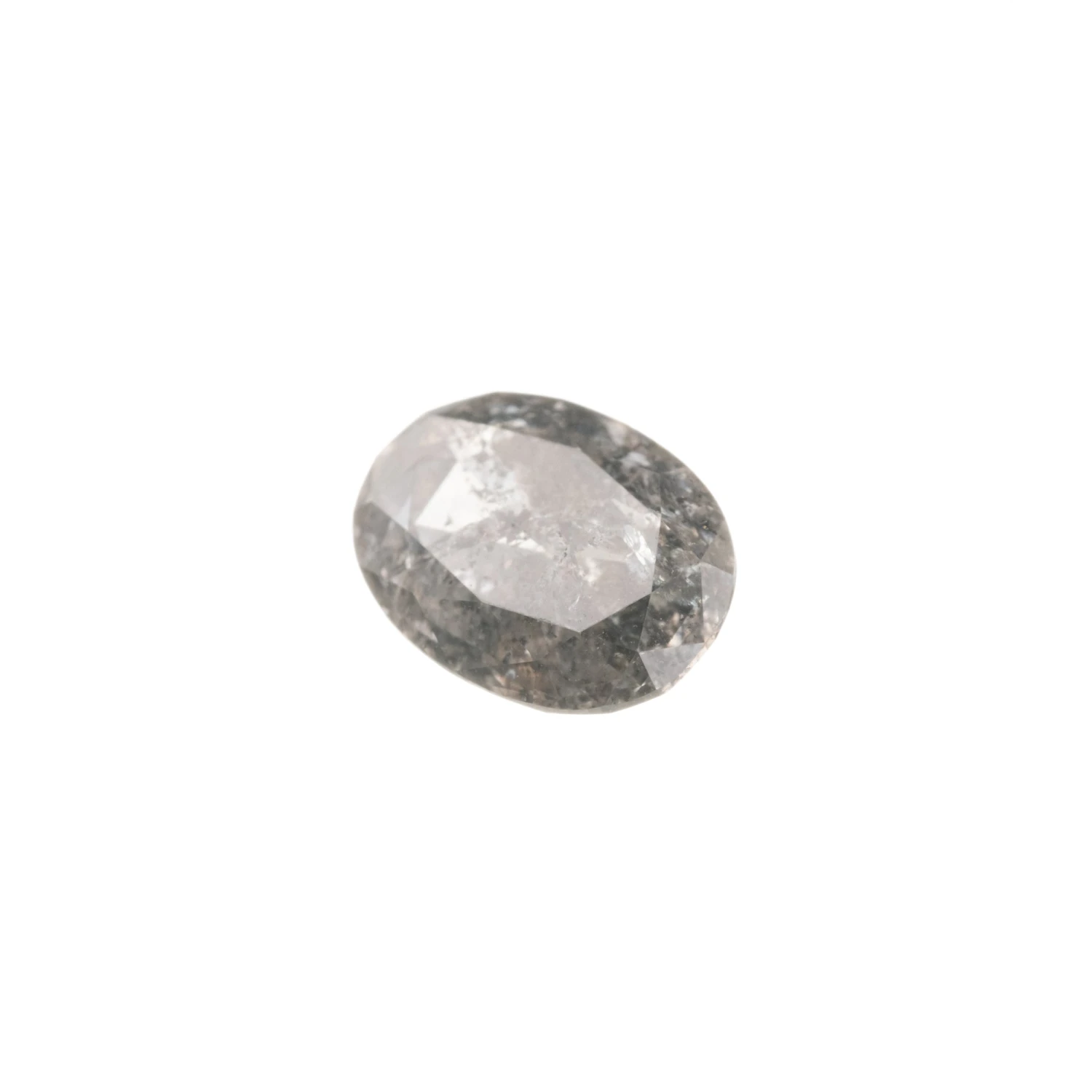 .69 Carat Canadian Salt And Pepper Double Cut Oval Diamond - Image 5