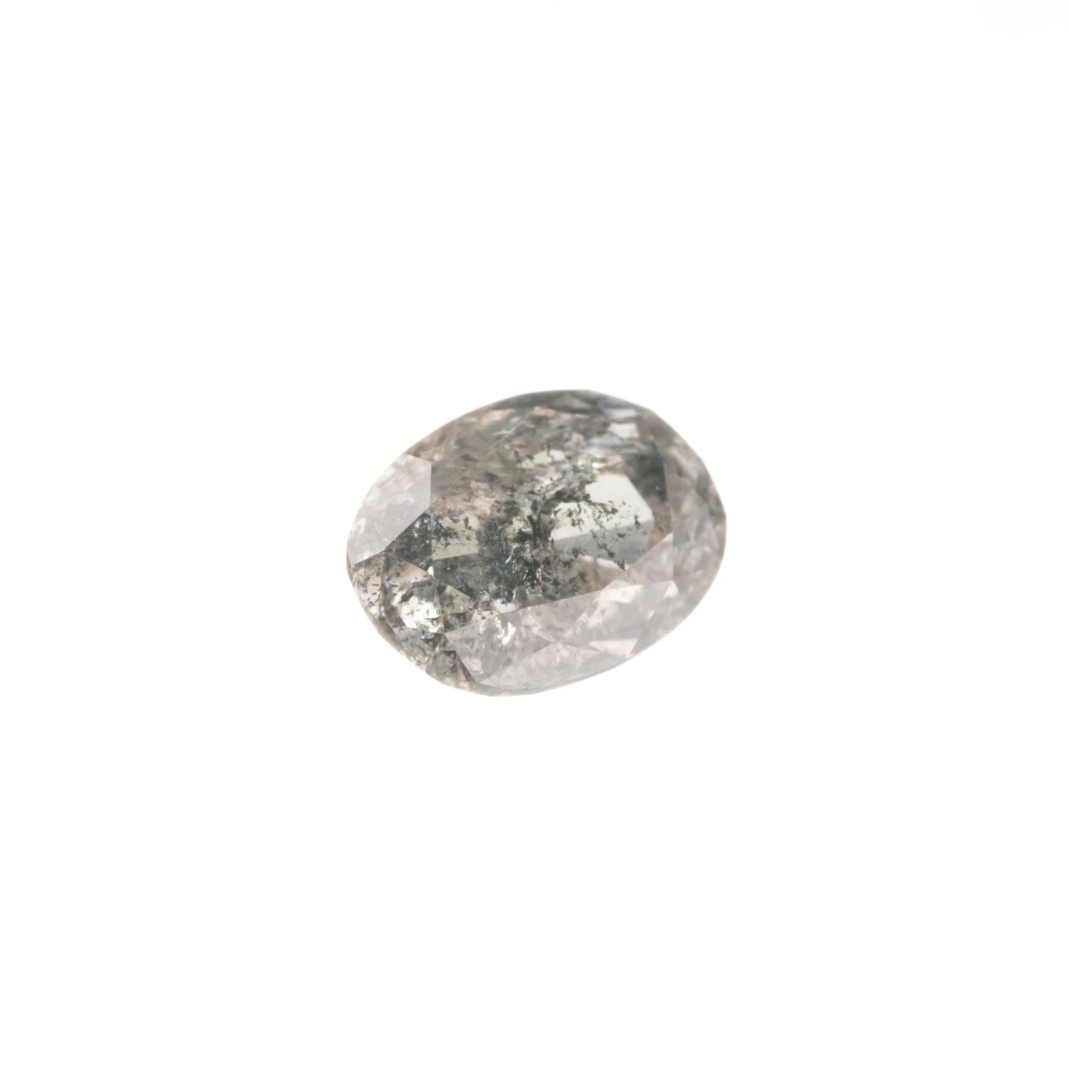 .69 Carat Canadian Salt And Pepper Double Cut Oval Diamond - Image 6