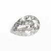 1.01 CARAT SALT AND PEPPER BRILLIANT CUT PEAR DIAMOND
