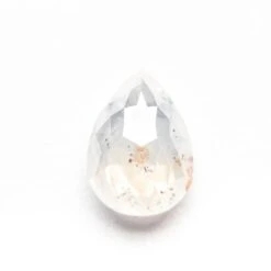 1.78 Carat Icy White Double Cut Pear Diamond