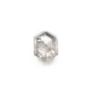 1.20 Carat Grey Rose Cut Hexagon Diamond