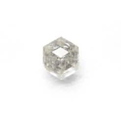 1.03 Carat Icy White Rose Cut Hexagon Diamond