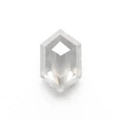 .83 Carat Icy White Double Cut Hexagon Diamond
