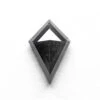 1.81 Carat Black Rose Cut Kite Diamond