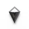 1.36 Carat Black Rose Cut Kite Diamond