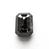 1.99 Carat Black Speckled Rose Cut Emerald Diamond