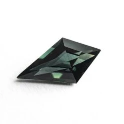 1.50 Carat Teal Brilliant Cut Kite Sapphire
